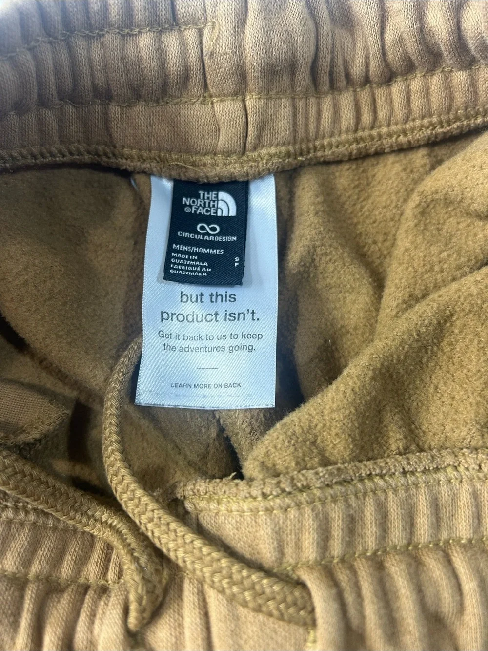 The North Face Small Caramel Brown Fleece Joggers